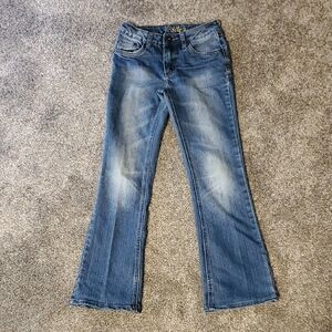 Girls Justice Jeans Size 10 Slim Fit Low Rise Fit